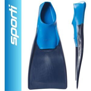 Sporti Adult women’s 8-9 Swim Fins Long Floating Fins blue Swimming & Snorkeling